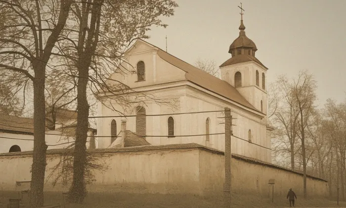 Kostel svatého Kříže (Sněžné) – historical