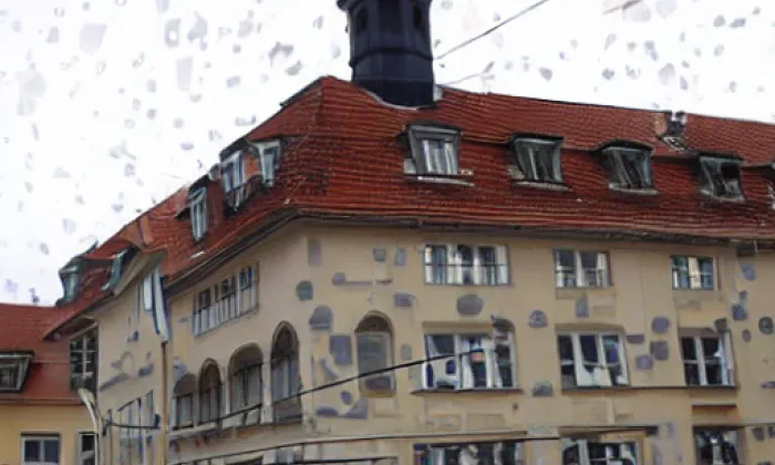 kostel svatého Kříže (Velké Meziříčí) – autumn