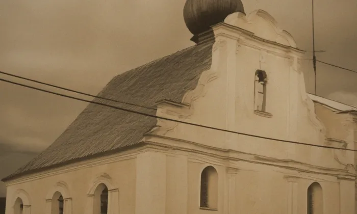 kostel svatého Kříže (Zlaté Hory) – historical