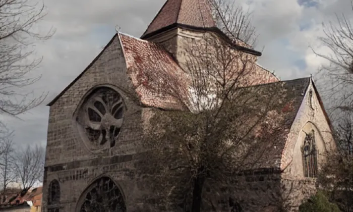 kostel svatého Klimenta (Hostěnice) – autumn