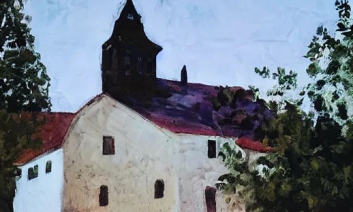 kostel svatého Klimenta (Jasenice) – summer