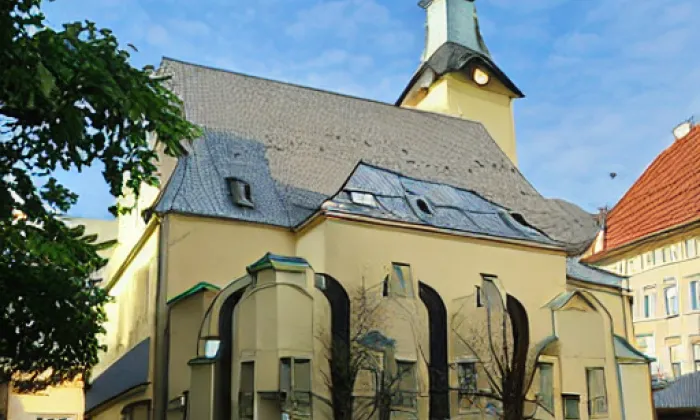 kostel svatého Klimenta (Nové Město) – winter