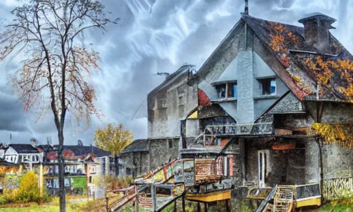 Kostel svatého Kryštofa (Kryštofovo Údolí) – autumn