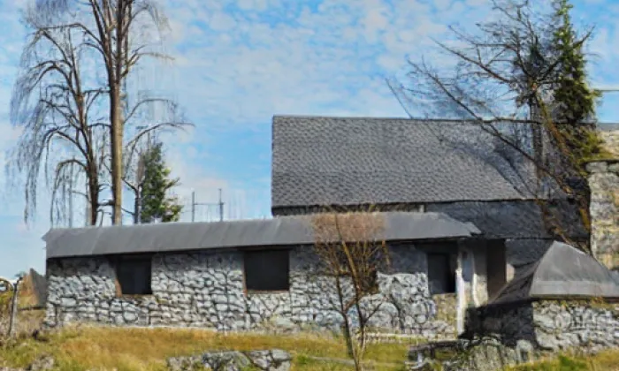 Kostel svatého Kryštofa (Kryštofovo Údolí) – noc