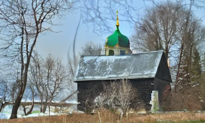 Kostel svatého Kryštofa (Kryštofovo Údolí) – winter