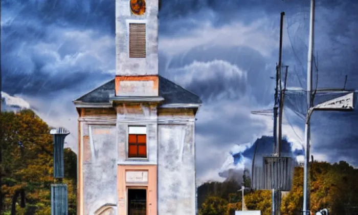 Kostel svatého Kryštofa (Kryštofovy Hamry) – autumn