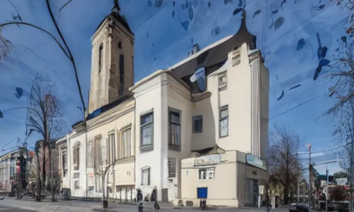 Kostel svatého Linharta (Vysoké Žibřidovice) – akvarel