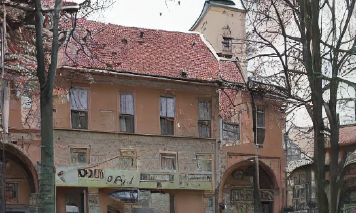 Kostel svatého Lukáše (Svárov) – autumn