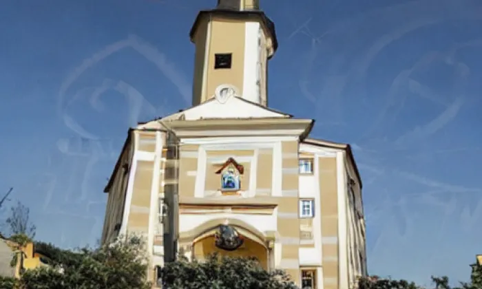 kostel svatého Marka (Benetice) – podzim
