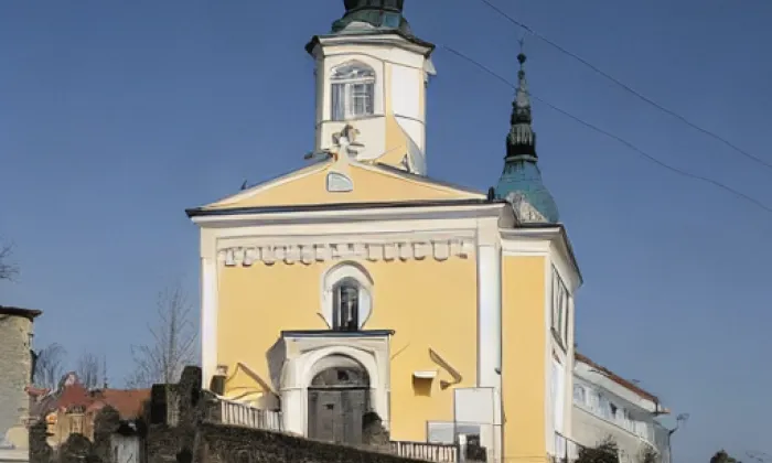 kostel svatého Marka (Benetice) – léto