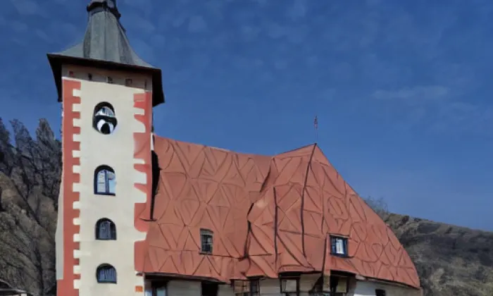 Kostel svatého Marka (Mostiště) – léto