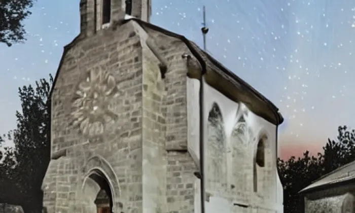 Kostel svatého Marka (Potštejn) – noc