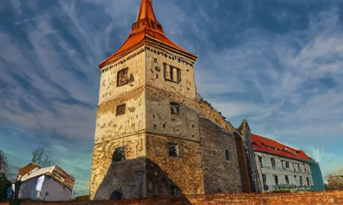 Kostel svatého Marka (Sušany) – akvarel