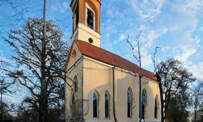 Kostel svatého Marka Evangelisty – akvarel