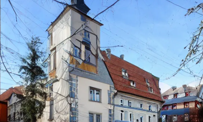 Kostel svatého Martina (Řepy) – autumn
