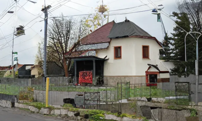 Kostel svatého Martina (Široká Niva) – zima