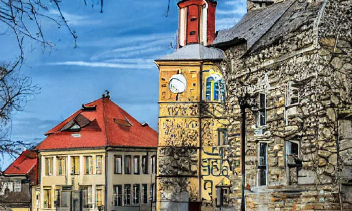 Kostel svatého Martina (Břvany) – autumn