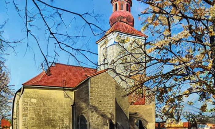 Kostel svatého Martina (Břvany) – spring