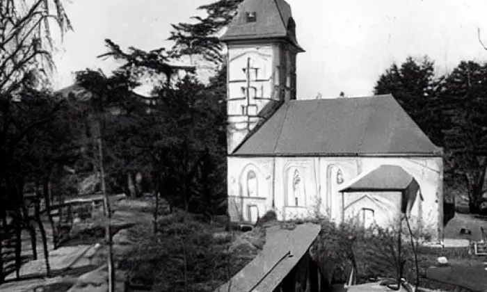 Kostel svatého Martina (Brtníky) – zima