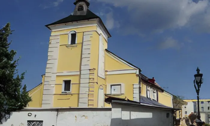 kostel svatého Martina (Budkov) – zima