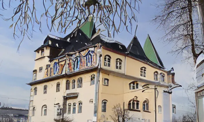 Kostel svatého Martina (Chrást) – jaro