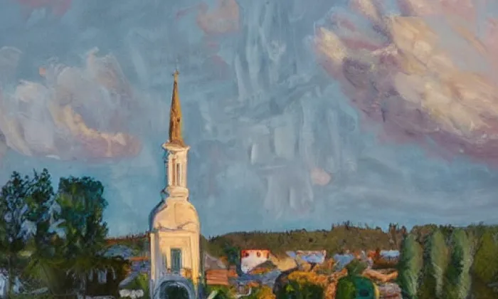 kostel svatého Martina (Dolní Benešov) – summer