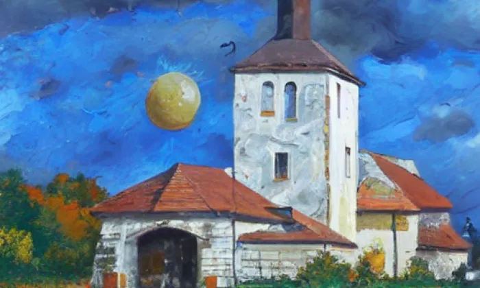 kostel svatého Martina (Dolní Loučky) – autumn