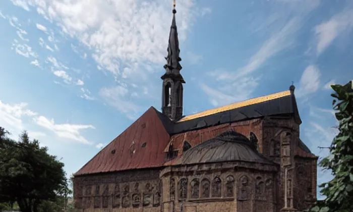 Kostel svatého Martina (Dolní Oldřiš) – noc