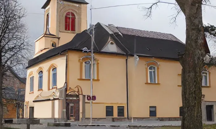 Kostel svatého Martina (Jámy) – jaro