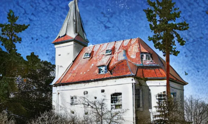 kostel svatého Martina (Javorník) – zima