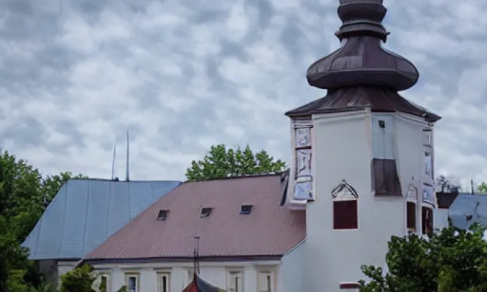Kostel svatého Martina (Jindřichovice) – jaro
