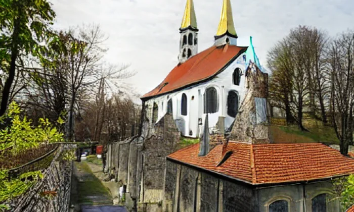 Kostel svatého Martina (Kostelec nad Labem) – spring