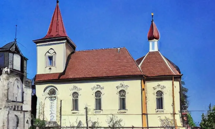 Kostel svatého Martina (Luštěnice) – jaro