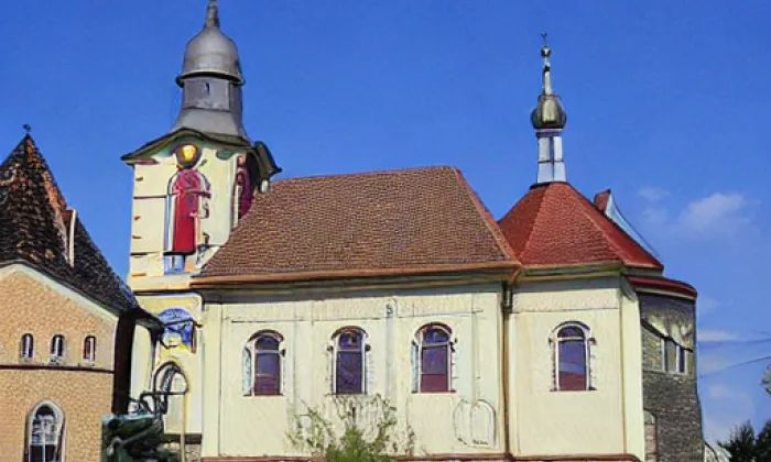 Kostel svatého Martina (Luštěnice) – zima