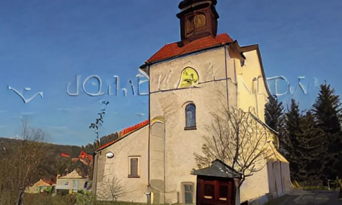 Kostel svatého Martina (Onšov) – jaro