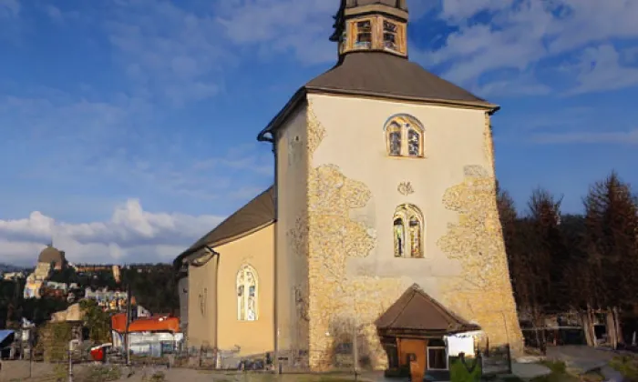 Kostel svatého Martina (Onšov) – zima