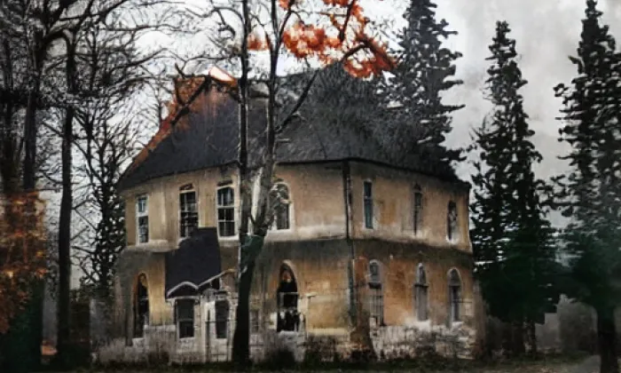 Kostel svatého Martina (Rohle) – autumn