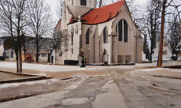 Kostel svatého Martina (Solany) – spring