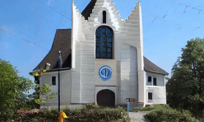 kostel svatého Martina (Starý Poddvorov) – jaro