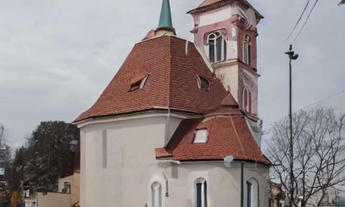 Kostel svatého Martina (Tlumačov) – akvarel