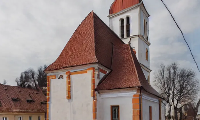 Kostel svatého Martina (Tlumačov) – winter
