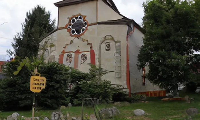 Kostel svatého Martina (Velemín) – autumn