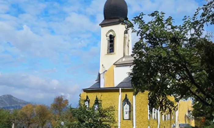 Kostel svatého Martina (Veselá) – noc