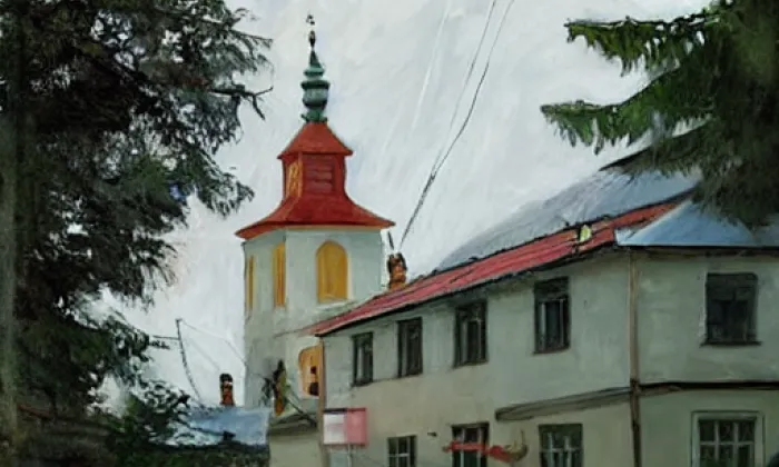 Kostel svatého Martina a Prokopa (Lobzy) – spring