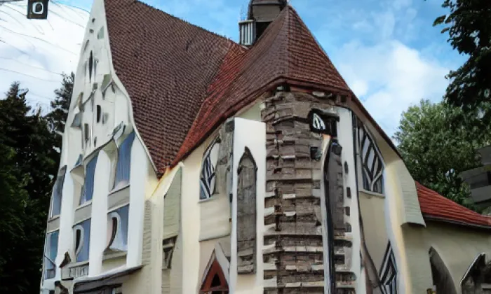 kostel svatého Martina ve Slatiňanech – zima