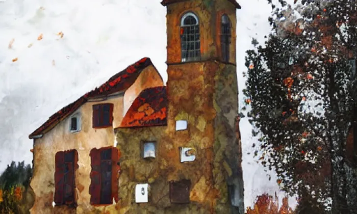 kostel svatého Matouše (Dolany) – autumn