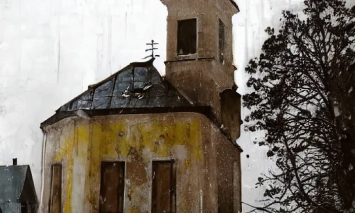 kostel svatého Matouše (Dolany) – winter