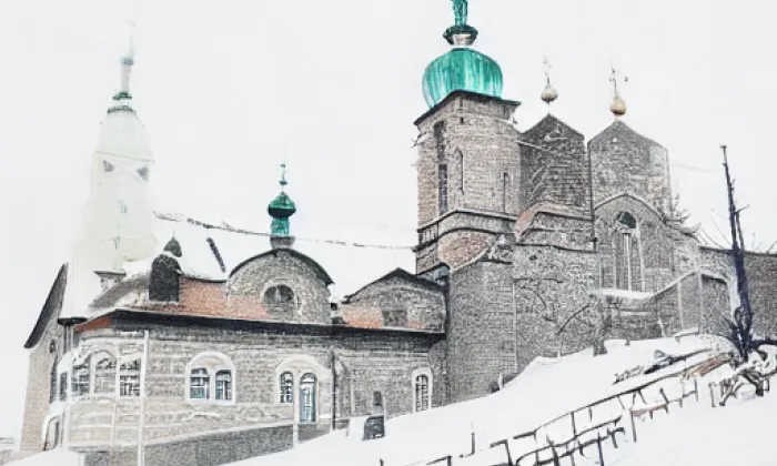 Kostel svatého Michaela (Chožov) – podzim