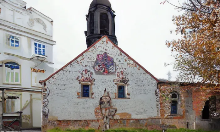 Kostel svatého Michaela (Nová Role) – jaro