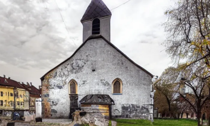 Kostel svatého Michaela (Nová Role) – léto